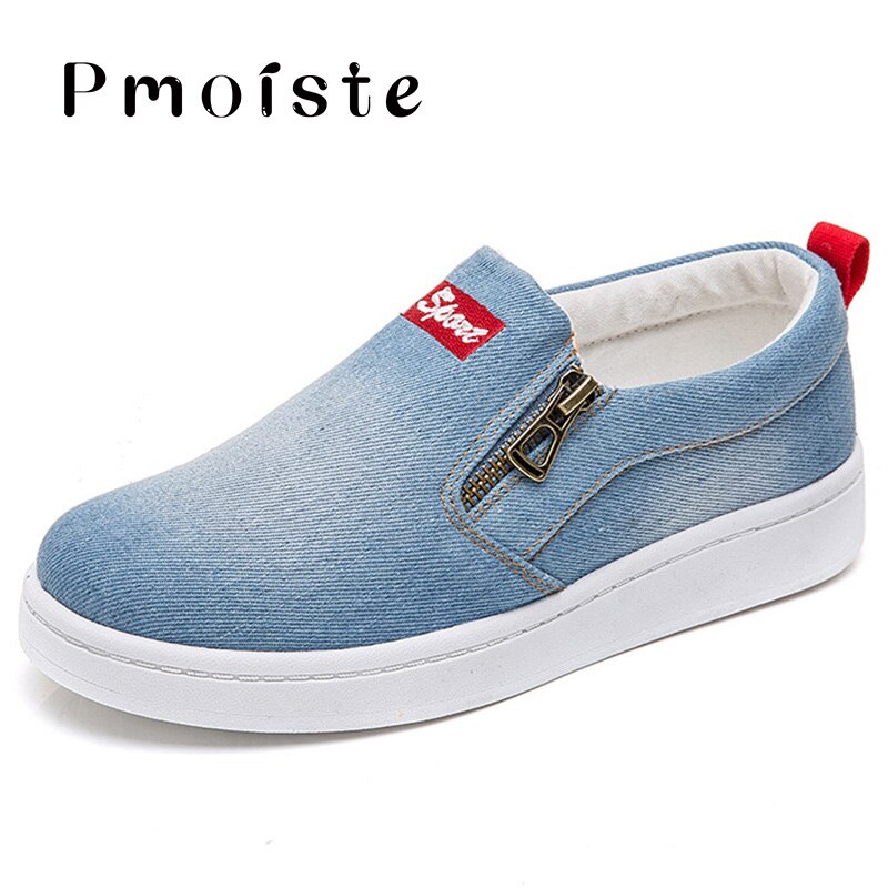 Denim Canvas Loafers