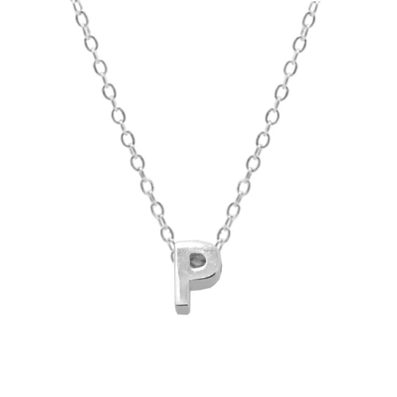 CANNER 100% Sterling Silver 26 Letter Necklaces