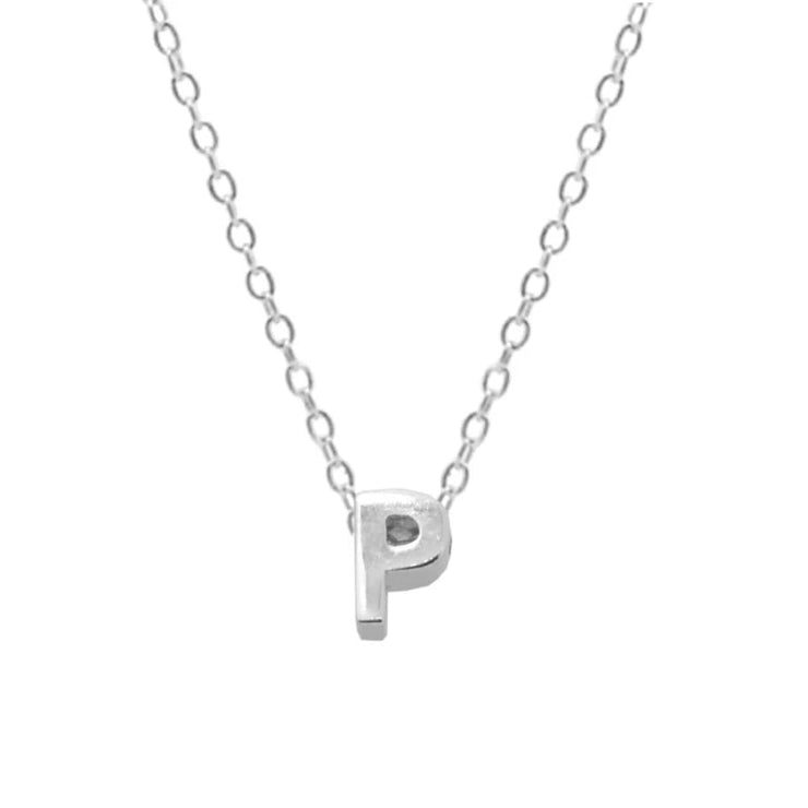 CANNER 100% Sterling Silver 26 Letter Necklaces