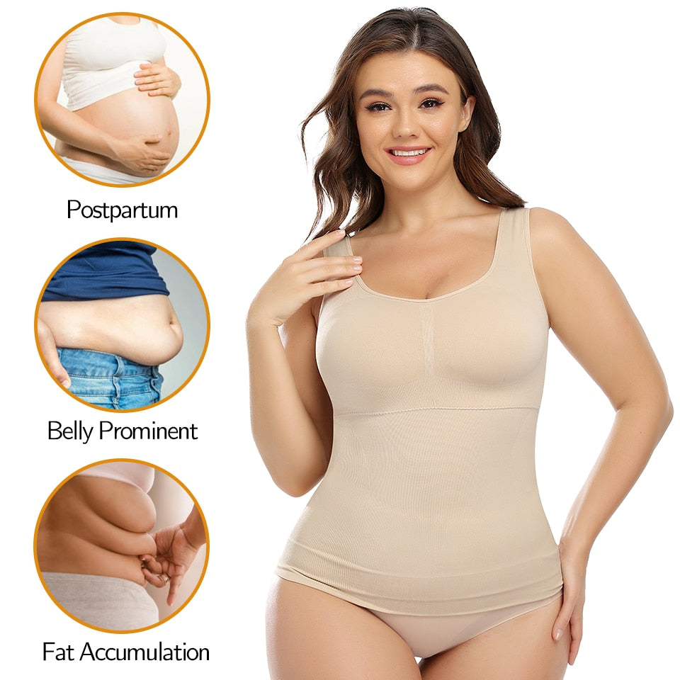 Tummy Control Compression Tank Tops