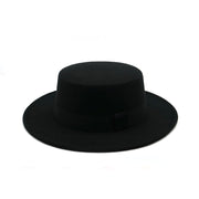 Flat Top Round Fedora