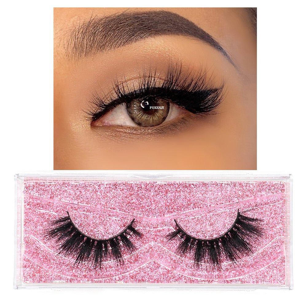 FOXESJI 3D Dramatic Mink Lashes