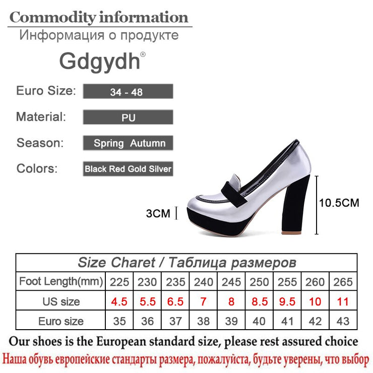 Gdgydh Genuine Leather Pumps