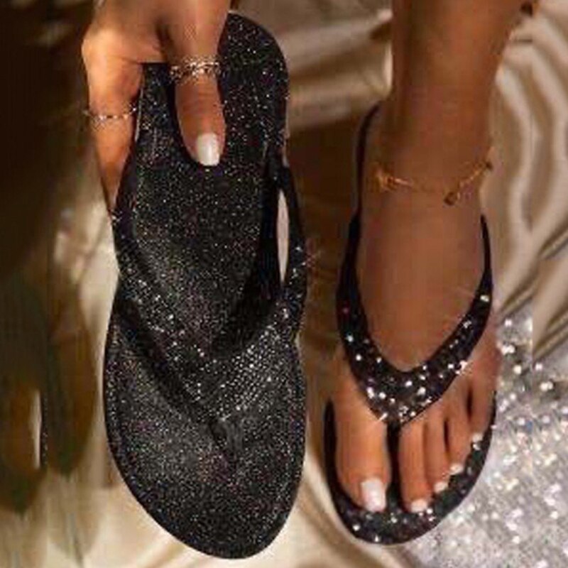 Crystal Flip Flops