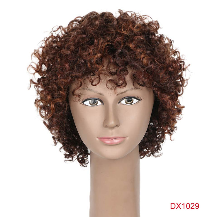 Rebecca Short Loose Curly Human Hair Wigs