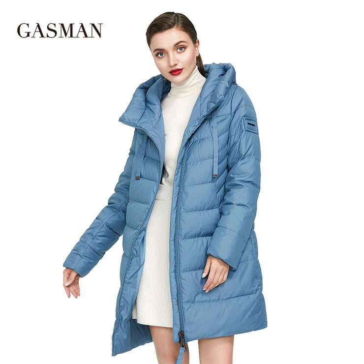 Long Puffer Thick Hooded Coat