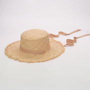 Women & Kids Ribbon Girl Summer Beach Hats