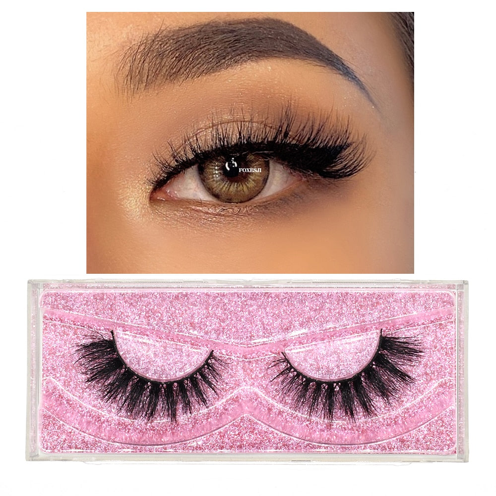 FOXESJI 3D Dramatic Mink Lashes