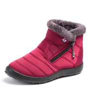 Plush Waterproof Ankle Boots