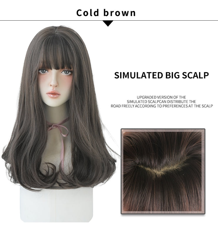 Long Wavy Synthetic Wigs Heat Resistant