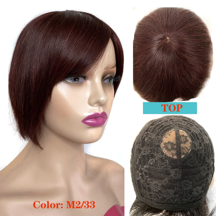 Pixie Cut Brazilian Human Hair Wigs