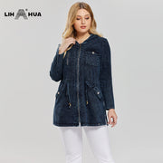 Denim Long Stretch Jacket