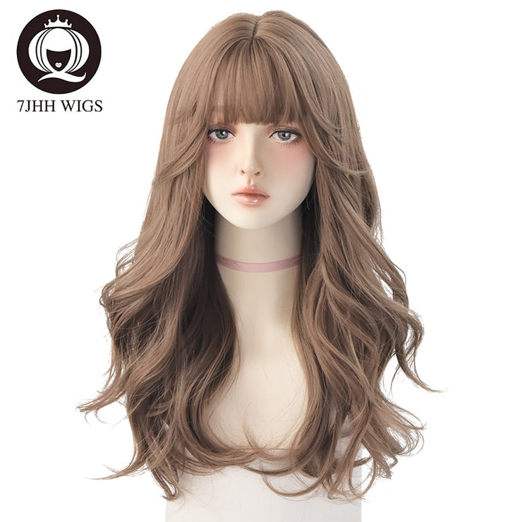 Long Wavy Synthetic Wigs Heat Resistant