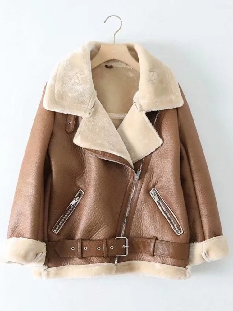 Leather Aviator Jacket