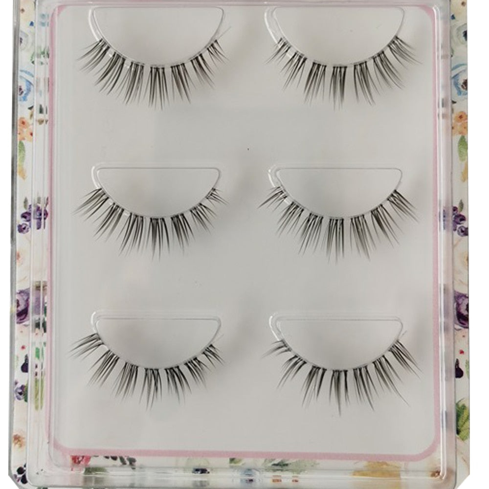 3D Mink Lashes Natural Short Full Strip