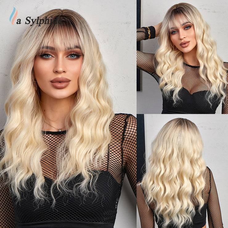 La Sylphide  Long Synthetic Wig Wave Heat Resistant