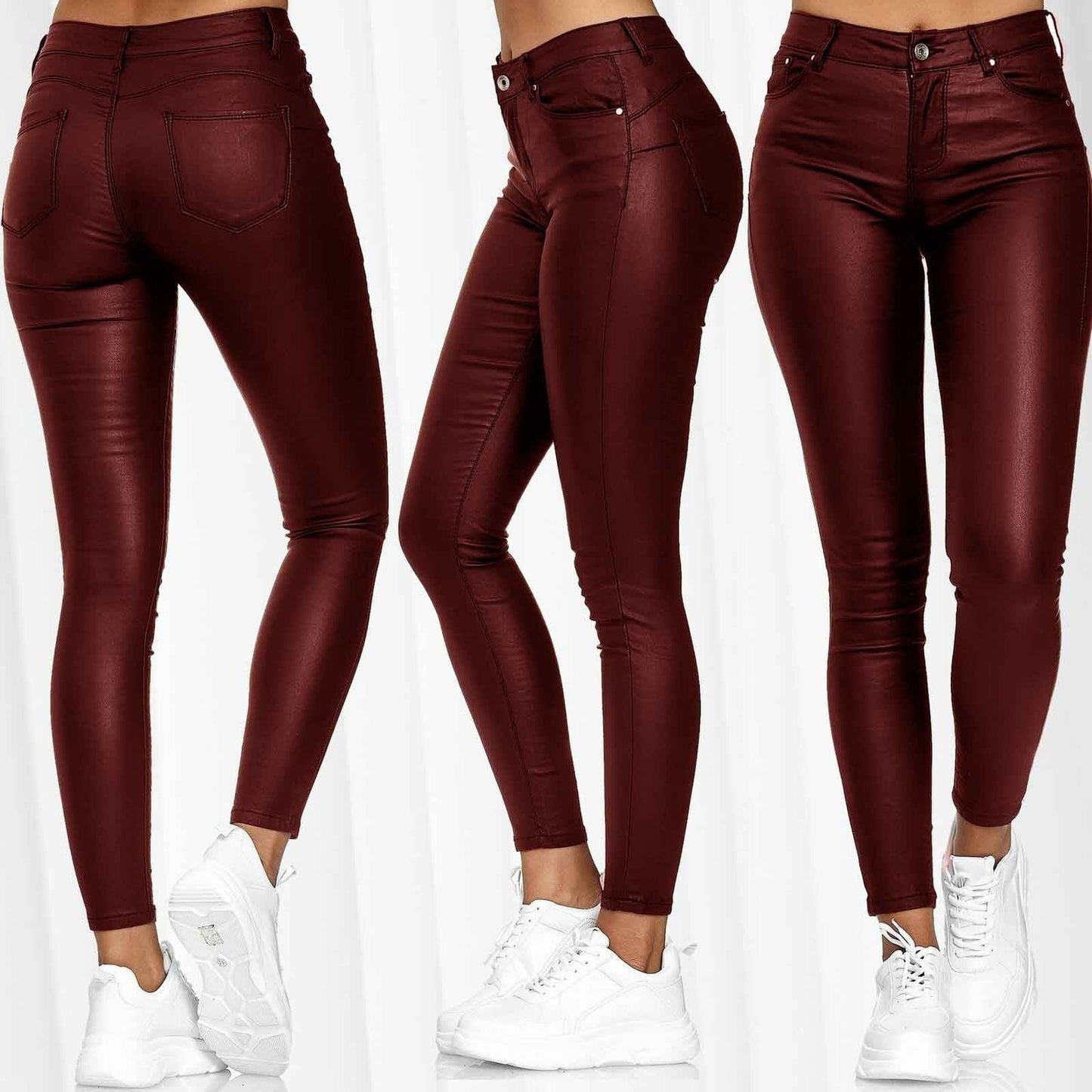 Bodycon Leather Pencil Pants