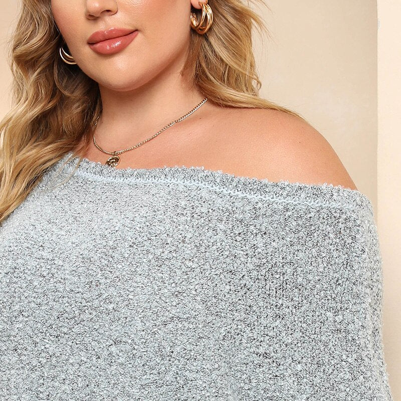 Off Shoulder Sweater Dress