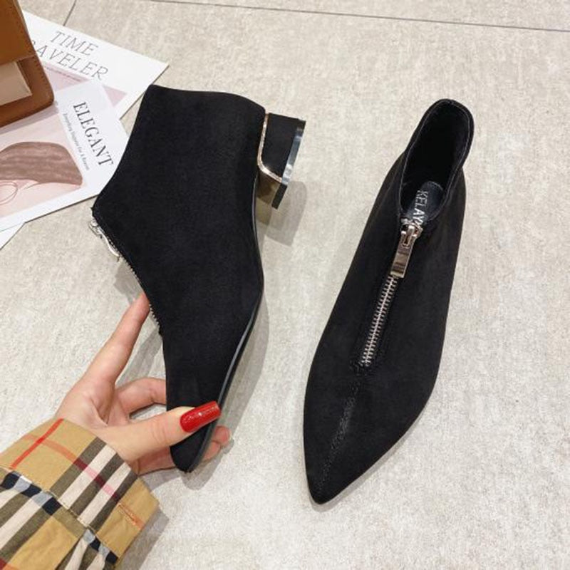 Pointed Toe Ankle Boots