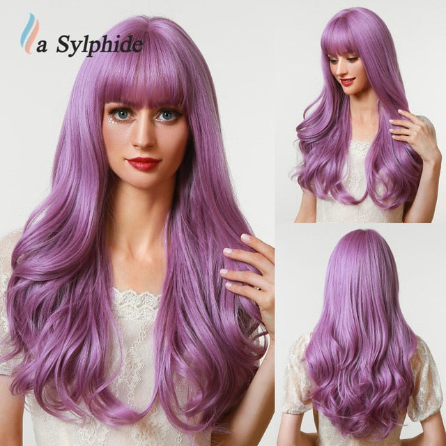 La Sylphide  Long Synthetic Wig Wave Heat Resistant