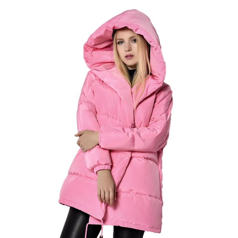 Duck Down Parkas Hooded Coats