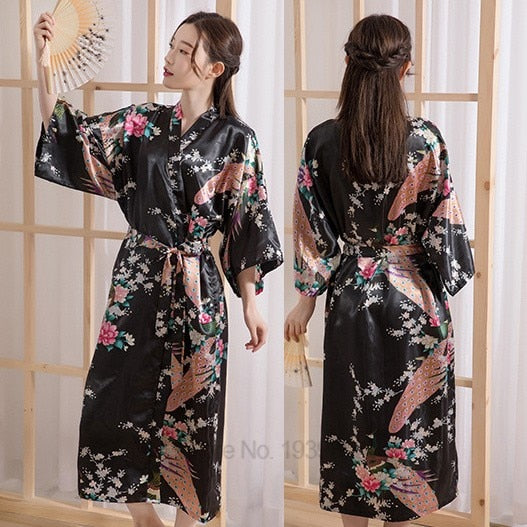 Silk Rayon Long  Robes