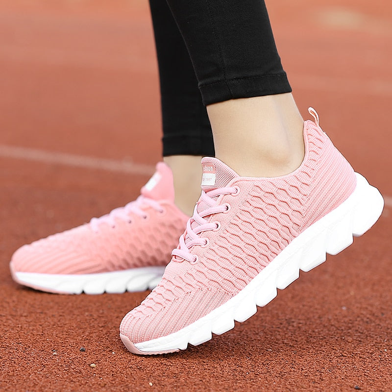 Lightweight Lace-up Air Mesh Shoes