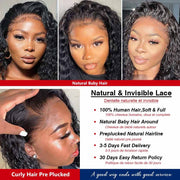 Kinky Curly Lace Front Pre-Plucked Hairline Wig