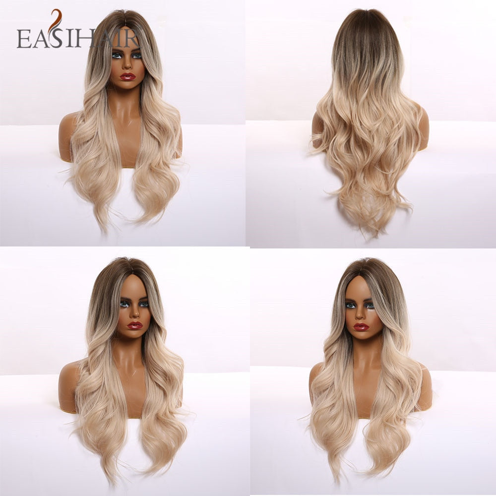 EASIHAIR Wavy Heat Resistant Synthetic Wigs