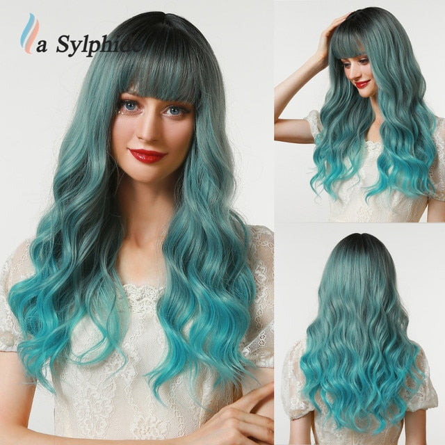 La Sylphide  Long Synthetic Wig Wave Heat Resistant