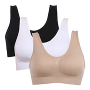 3pack Seamless Bras with Pads