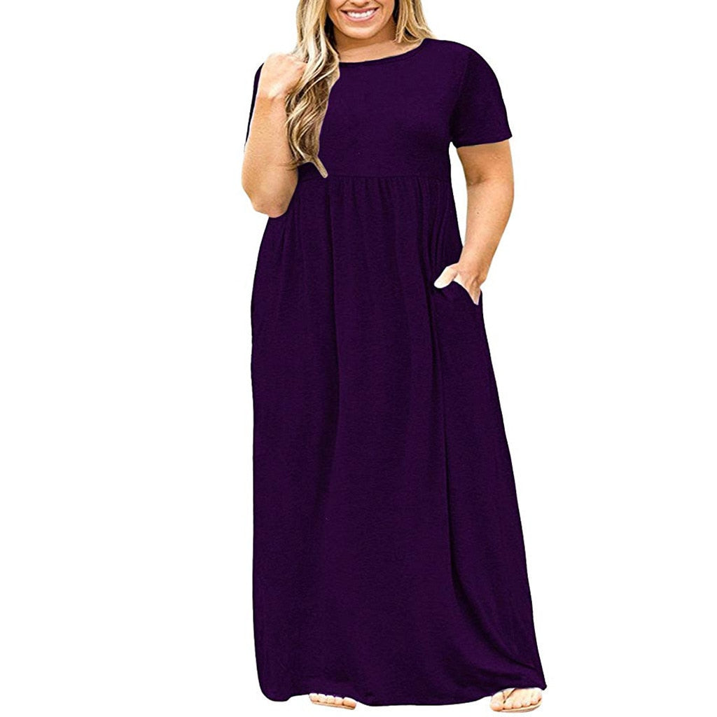 Wear-Resistant Long Maxi Dress