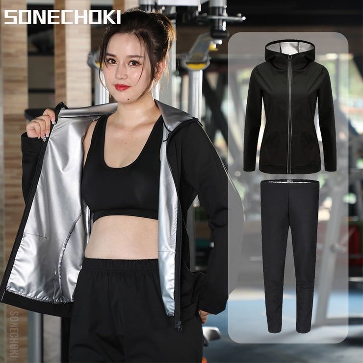 Weight loss Sauna Slimming Tracksuit