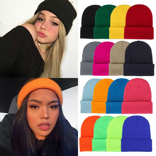 Solid Knitted Beanie