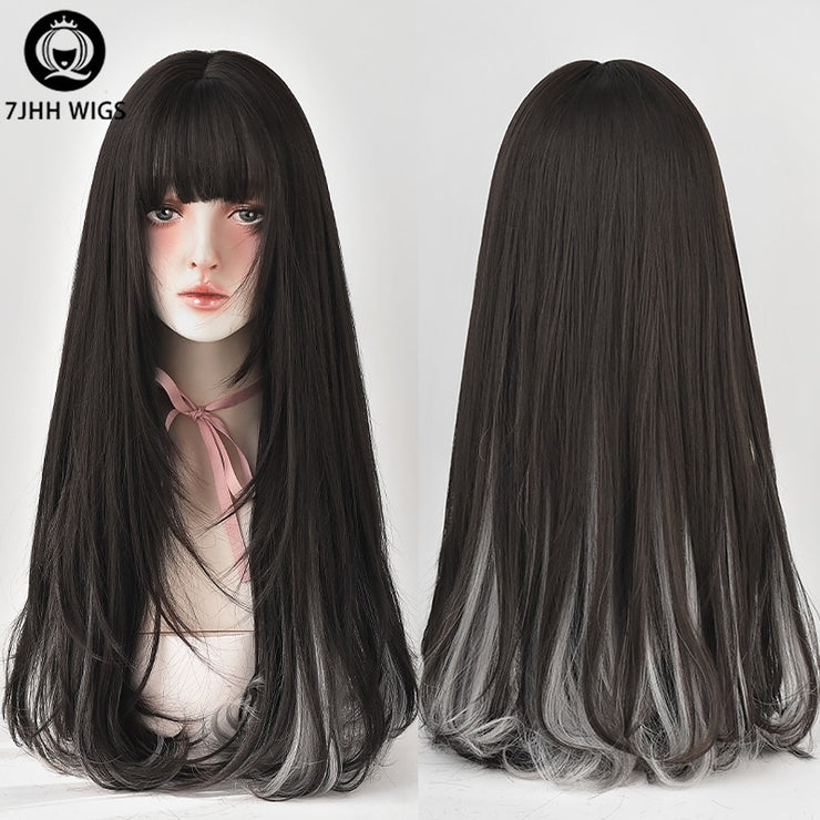 Long Wavy Synthetic Wigs Heat Resistant