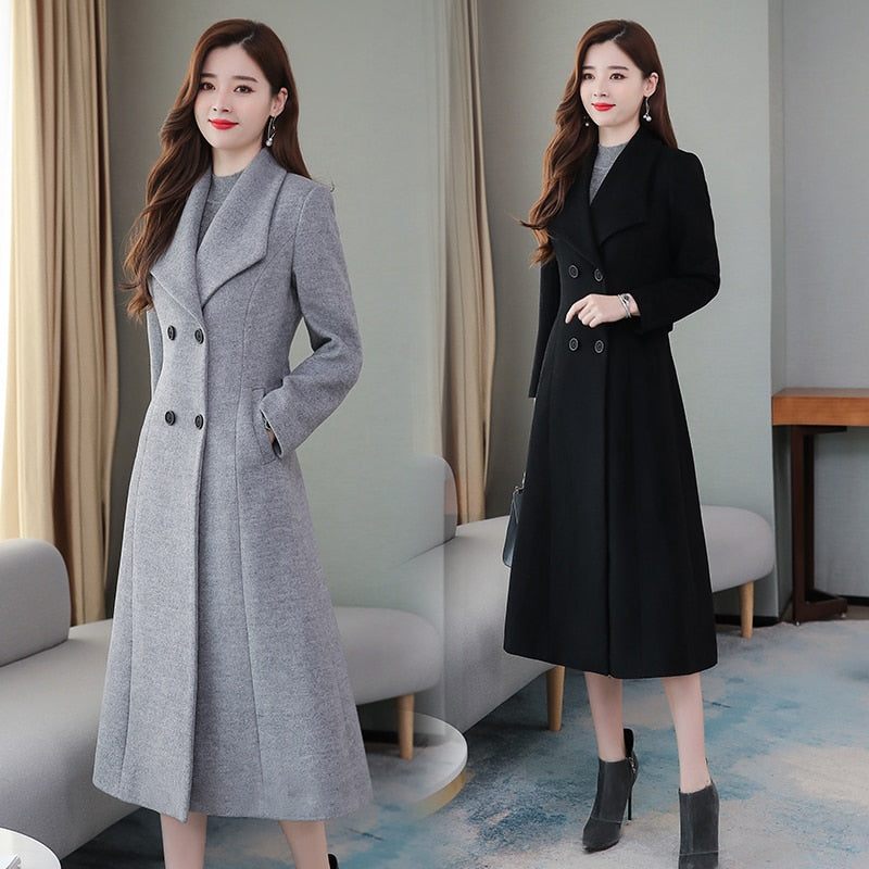 Thick Cashmere Long Coat