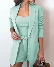 Office Lady Blazer and Short Sets