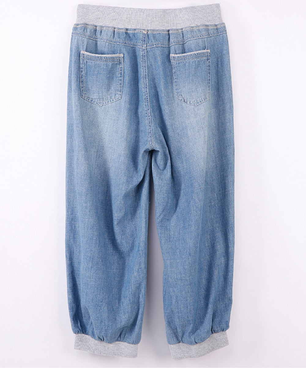 Loose Capris Denim Jeans