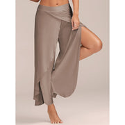 Wide Leg Yoga Split Workout Pants