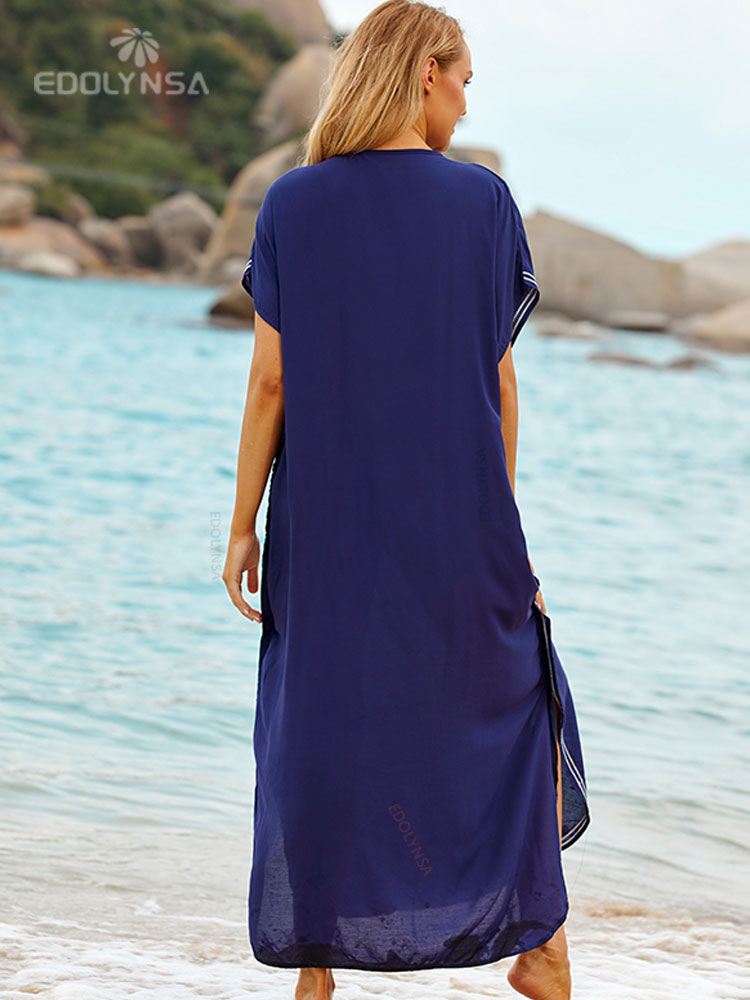 Bats Sleeve Loose Beach Dress