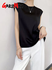 Elegant Tunic Satin Blouse