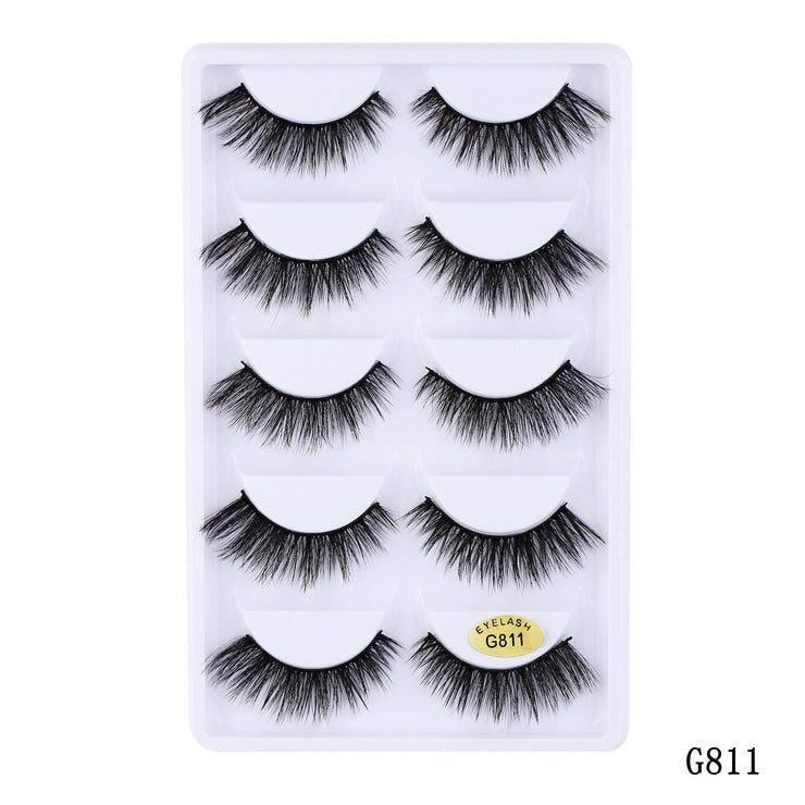 5 Pairs 5D Mink Eyelashes