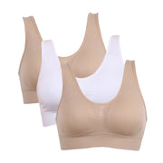 3pack Seamless Bras with Pads