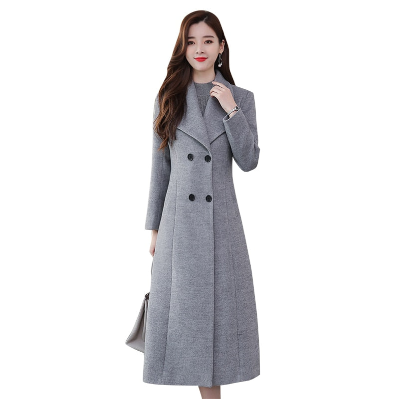 Thick Cashmere Long Coat