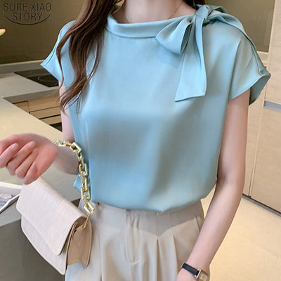 Silk Bow Blouse