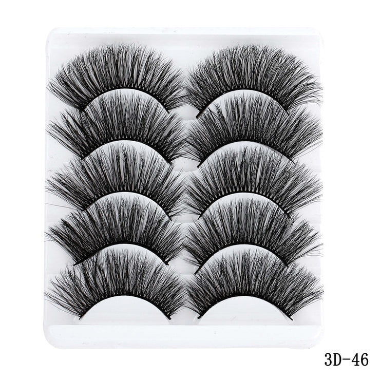 5 Pairs 5D Mink Eyelashes