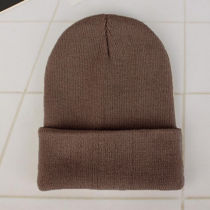 Solid Knitted Beanie