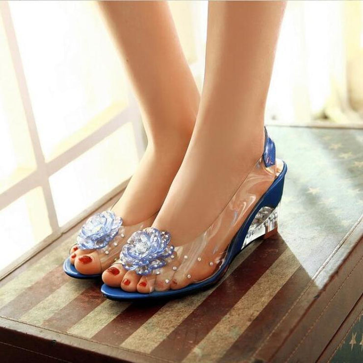 Transparent Open Toe Sandals