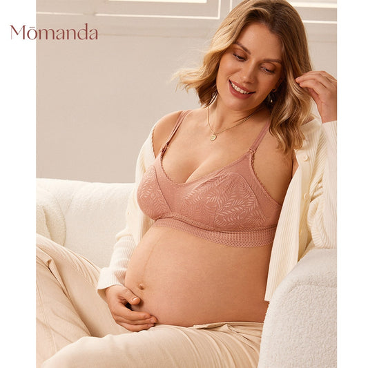 Wireless Double Strap Maternity Nursing Bra