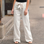 Ankle-length Linen Pants